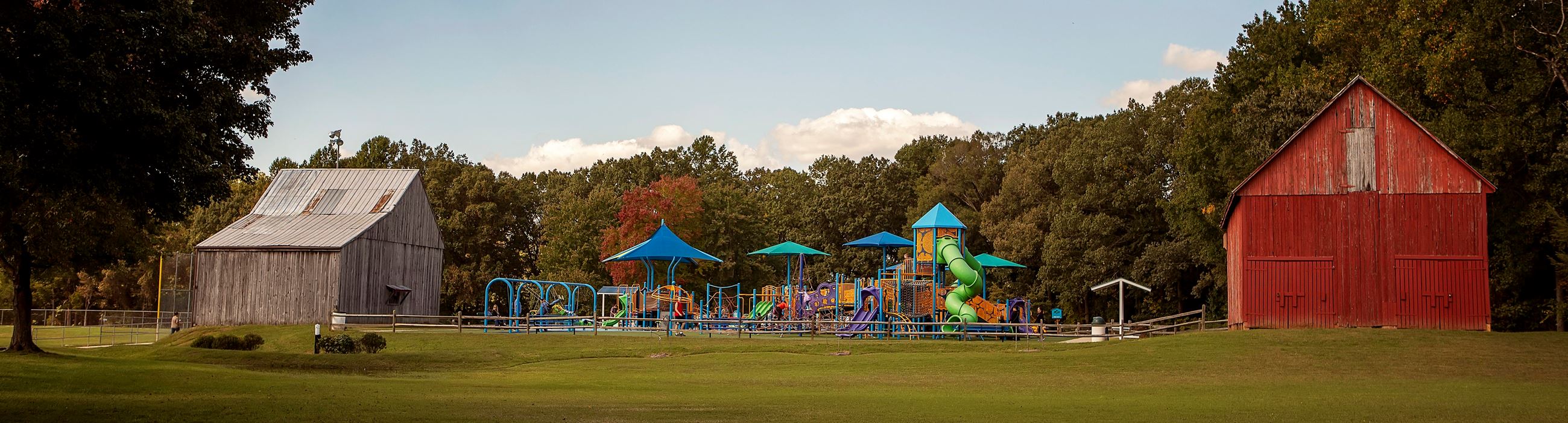 Hallowing Point Park Playground and Barns