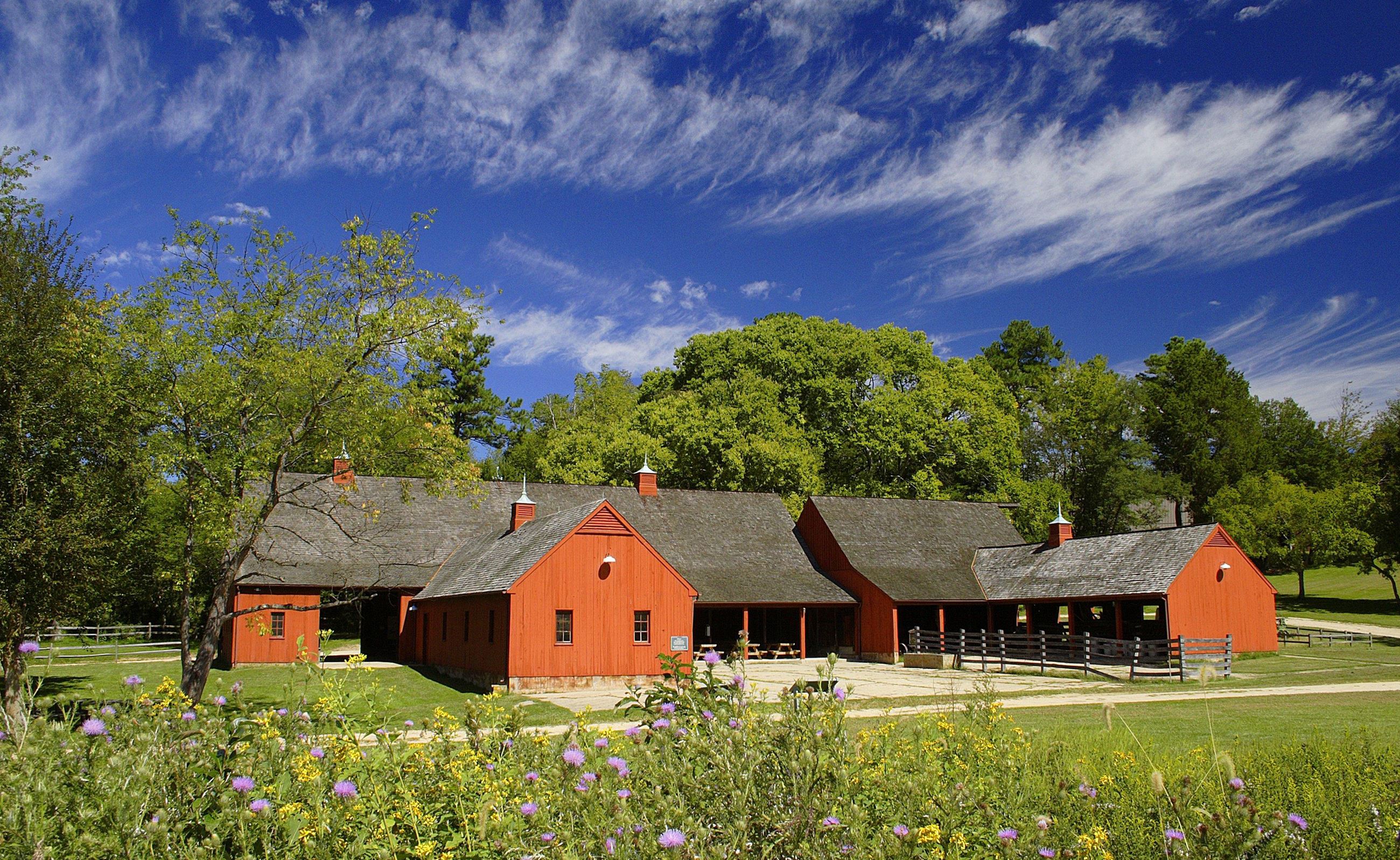 Main building at Jefferson Patterson Park and Museum