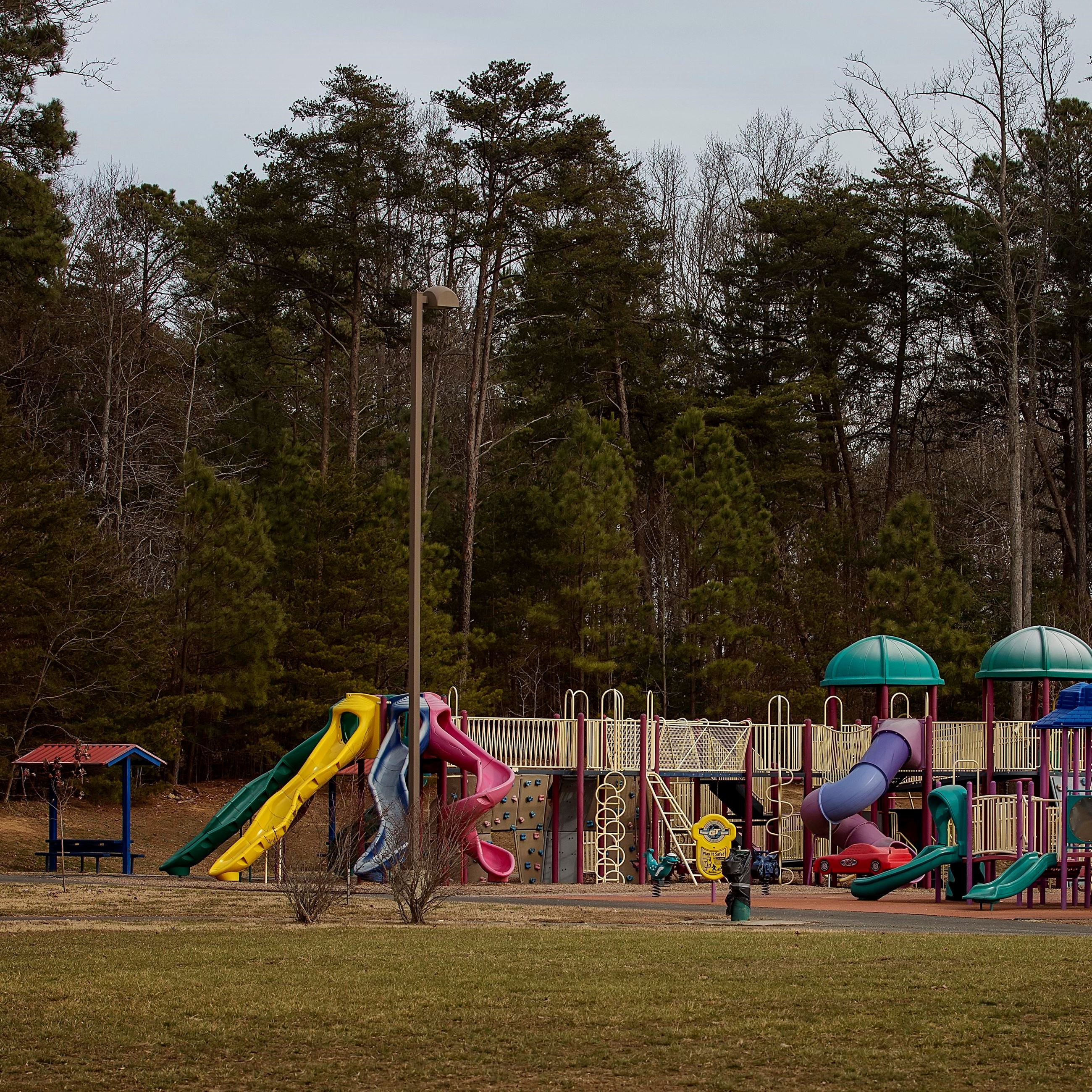 Cove Point Park woods and playground