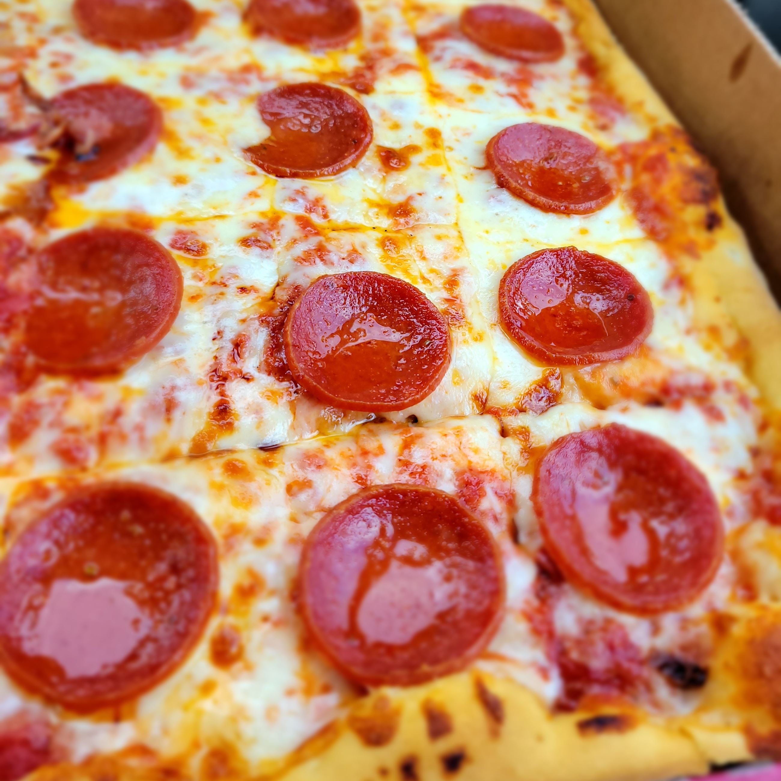 Pepperoni pizza from Ledo Pizza