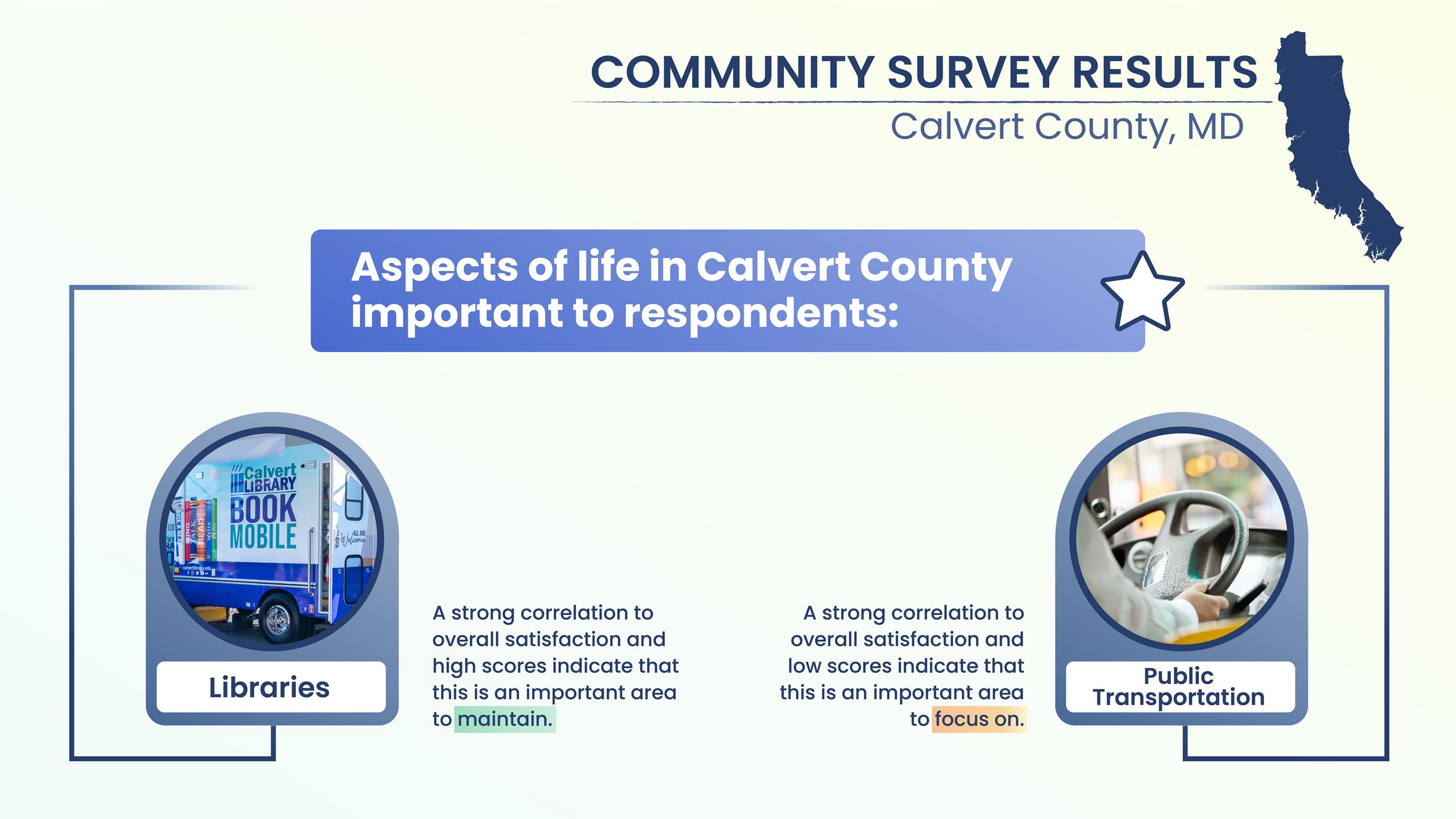 Important aspects community survey infographic
